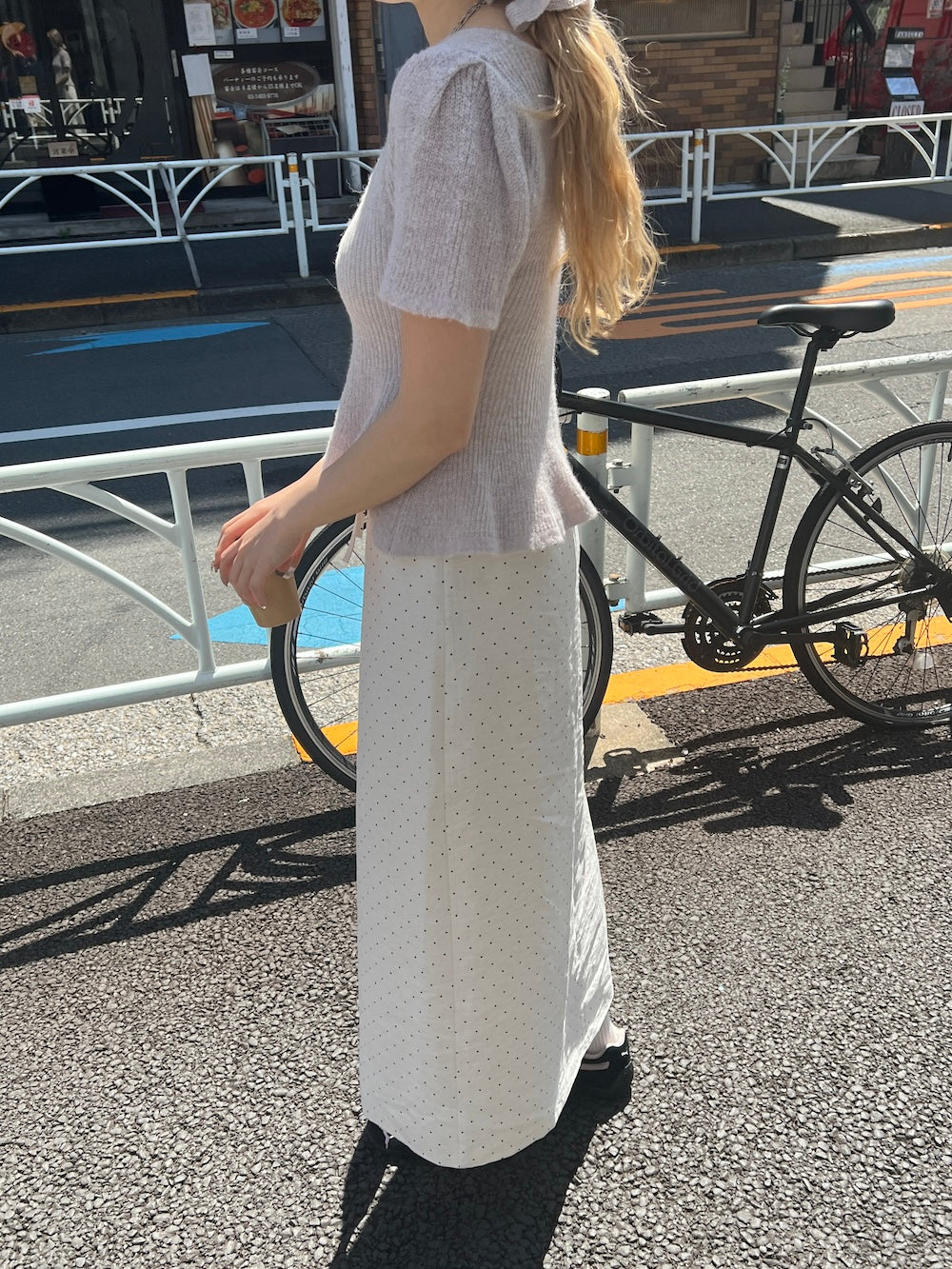 <SL2252612> シュシュSETバレリーナニットトップス