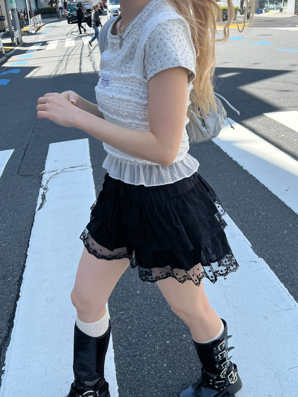 <SL2251644> レースフリルキャミソール