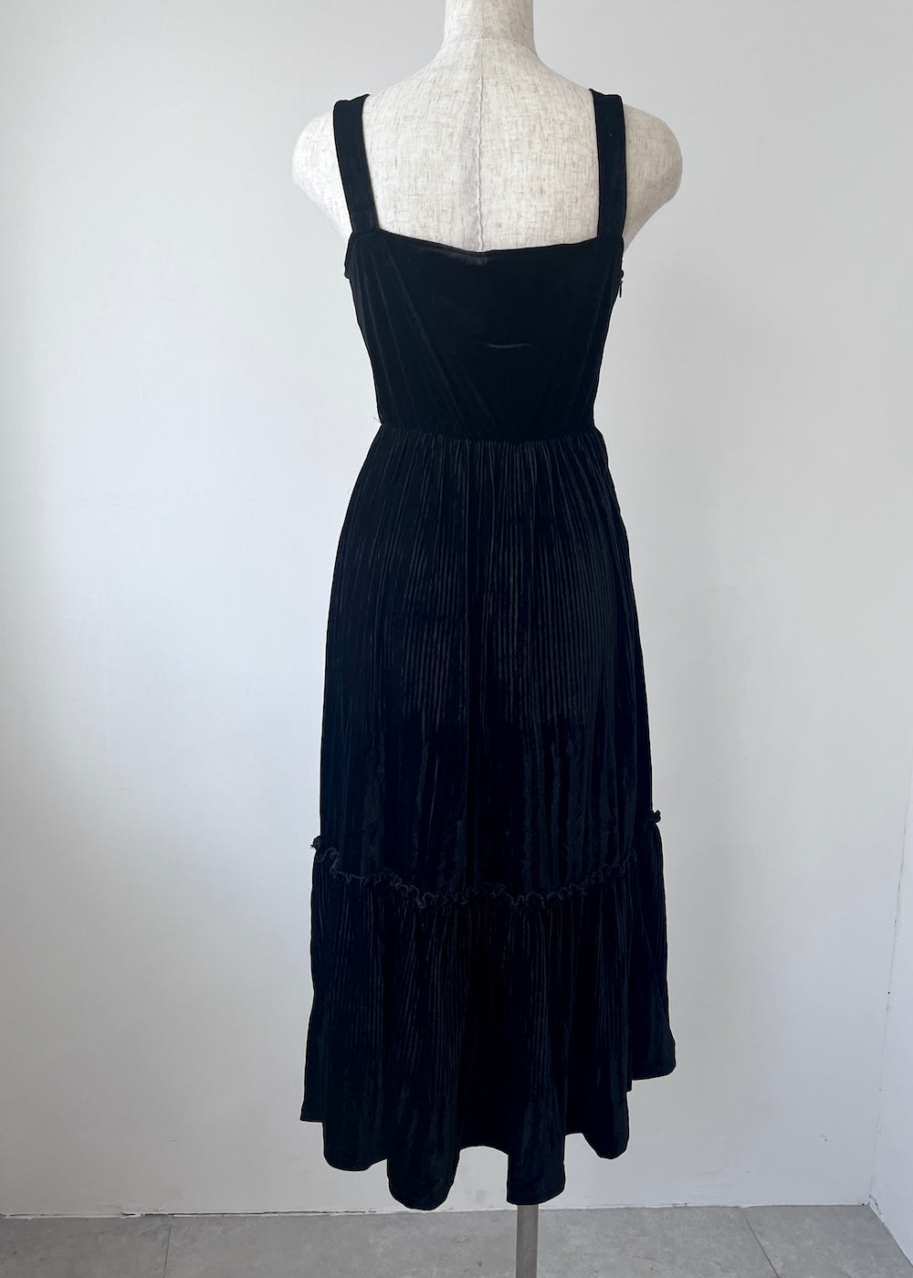 <RN2244001> ベロアティアードワンピース