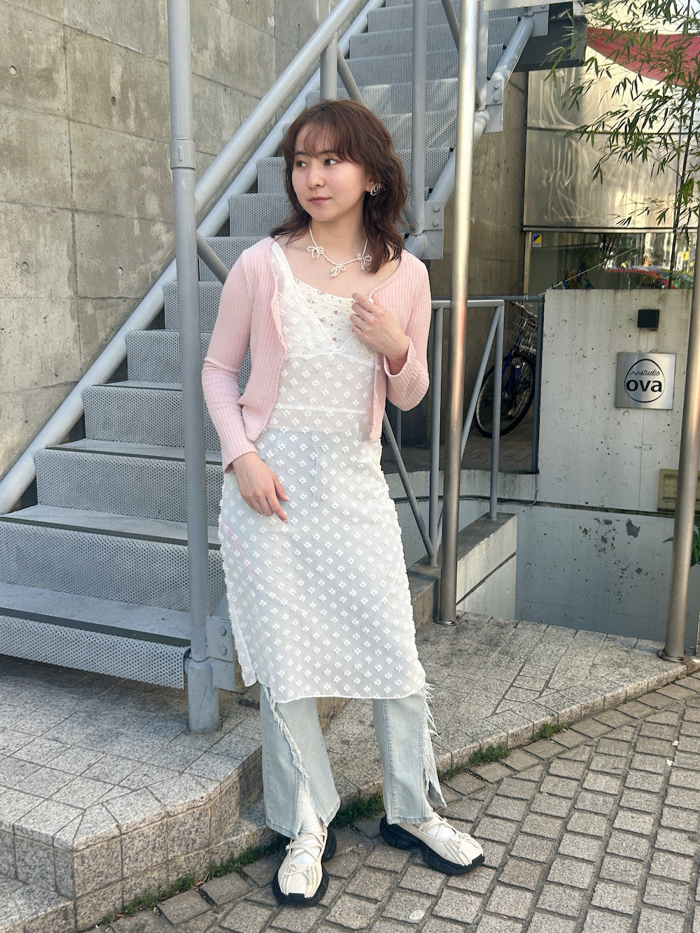 <SL2241622> romantic ribbon ensemble