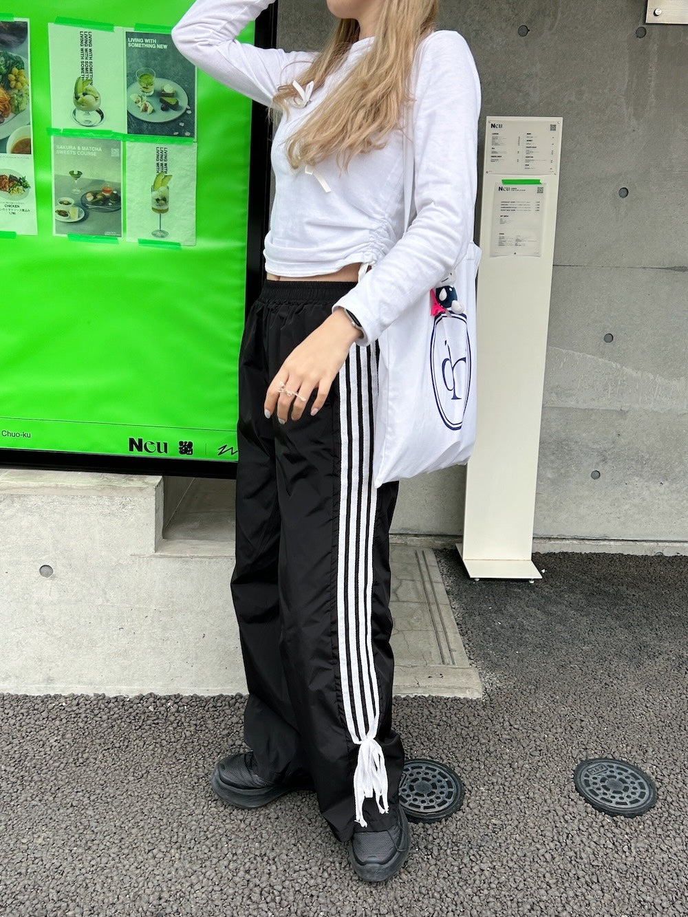 <SL2234619> サイドリボンラインパンツ※動画あり