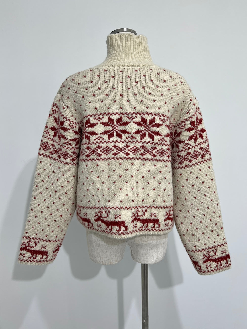 <SL2244610> ノルディックジップセーター