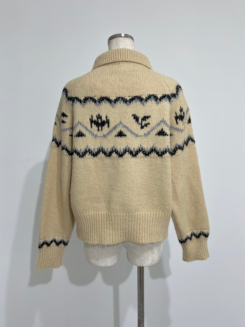 <SL2244620> 襟付きノルディックニット