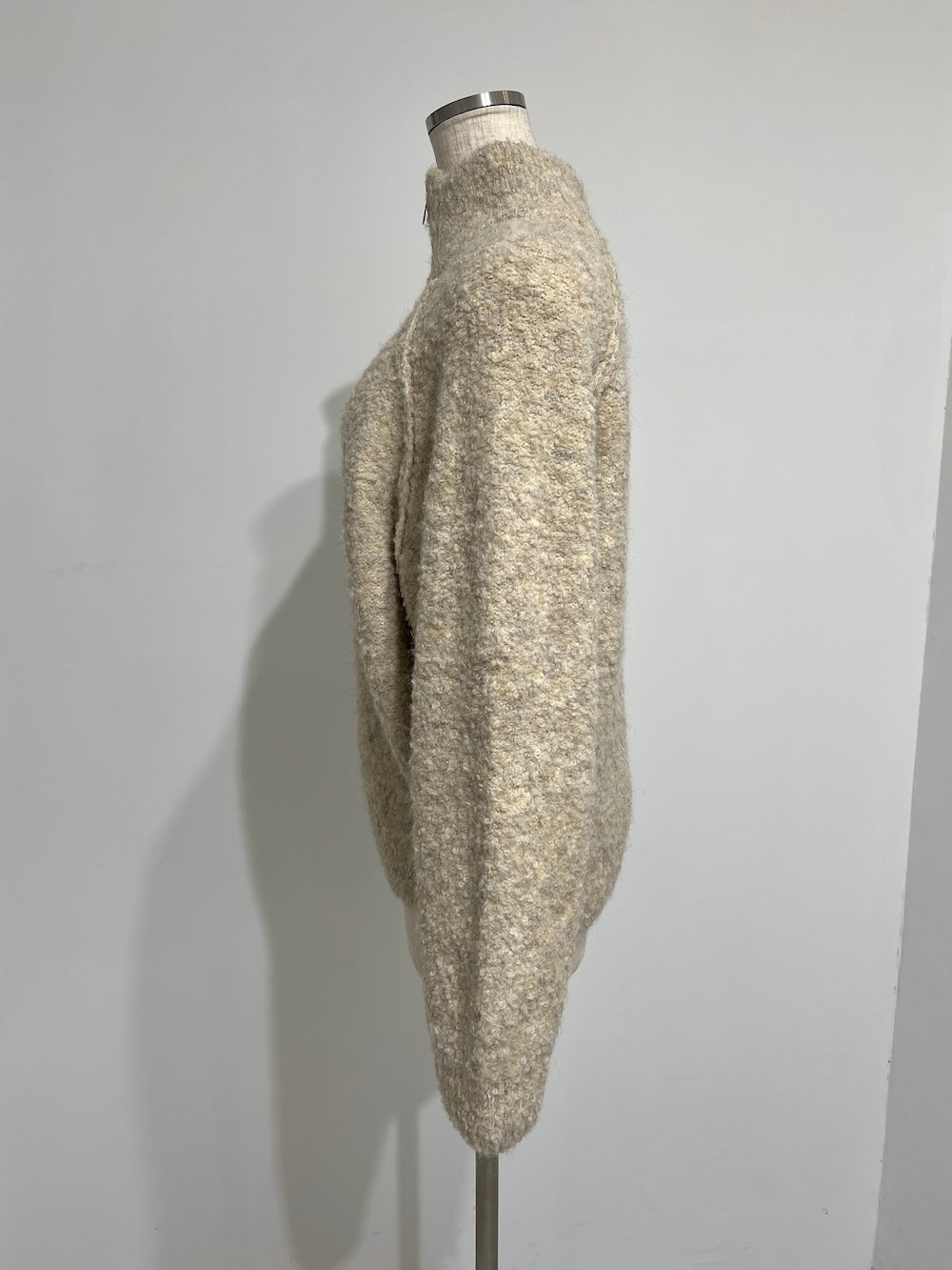 <SL2244613> ハーフジップもこもこBIGニット
