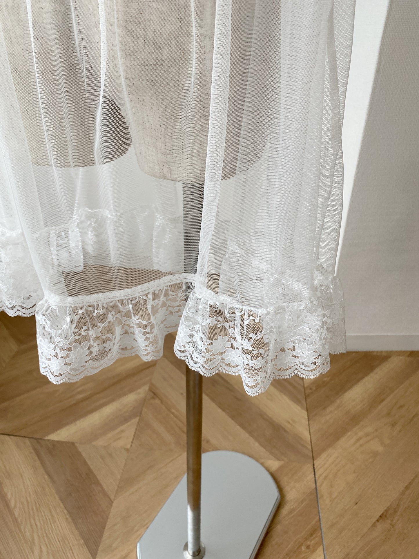 <SL2241615> シースルーレイヤードミニワンピース