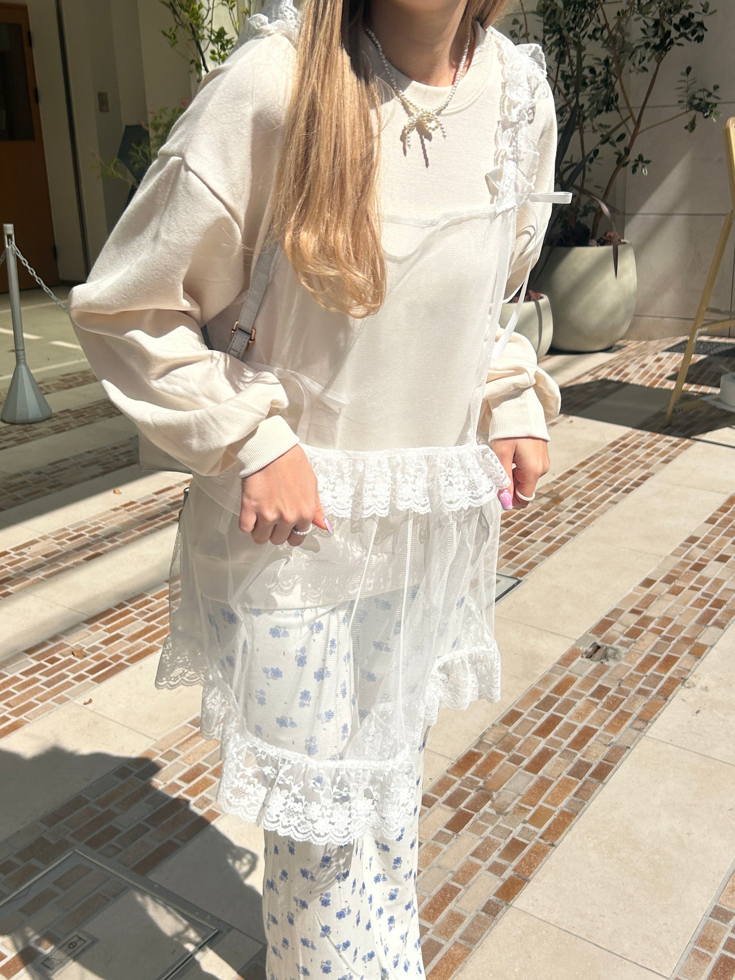 ※残りわずか! <SL2241604> ribbon point sweat