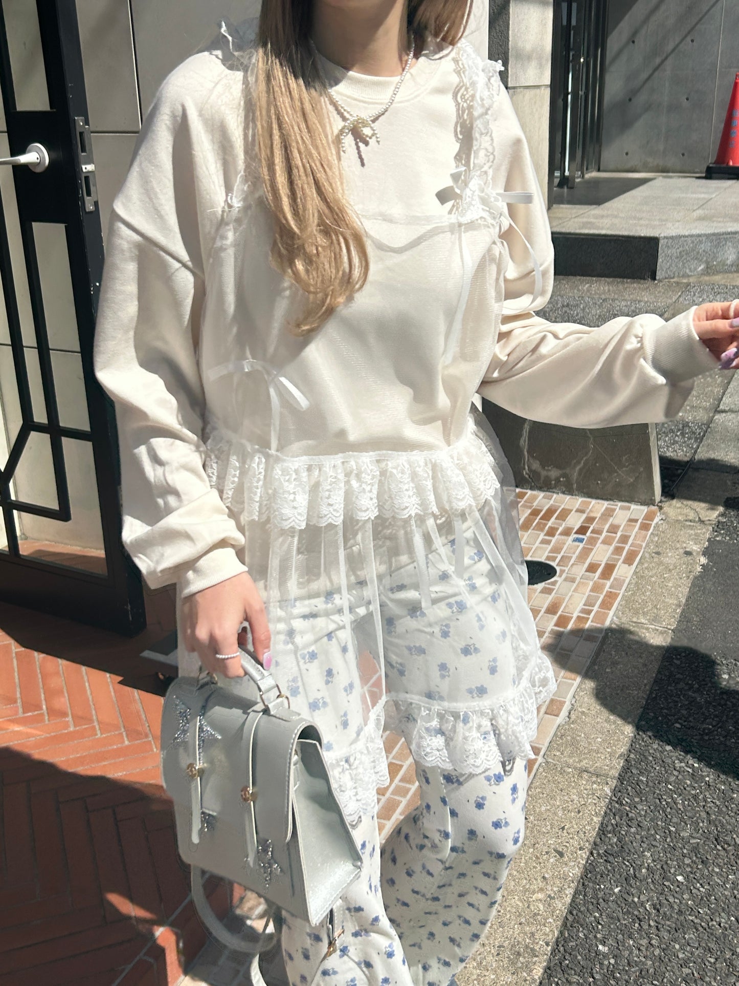 ※残りわずか! <SL2241604> ribbon point sweat