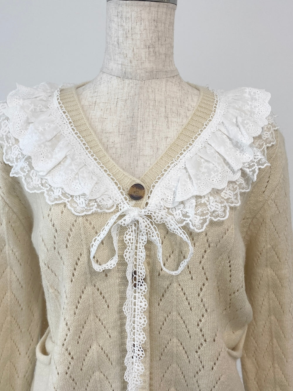 <SL2243641> romantic lace point cardigan