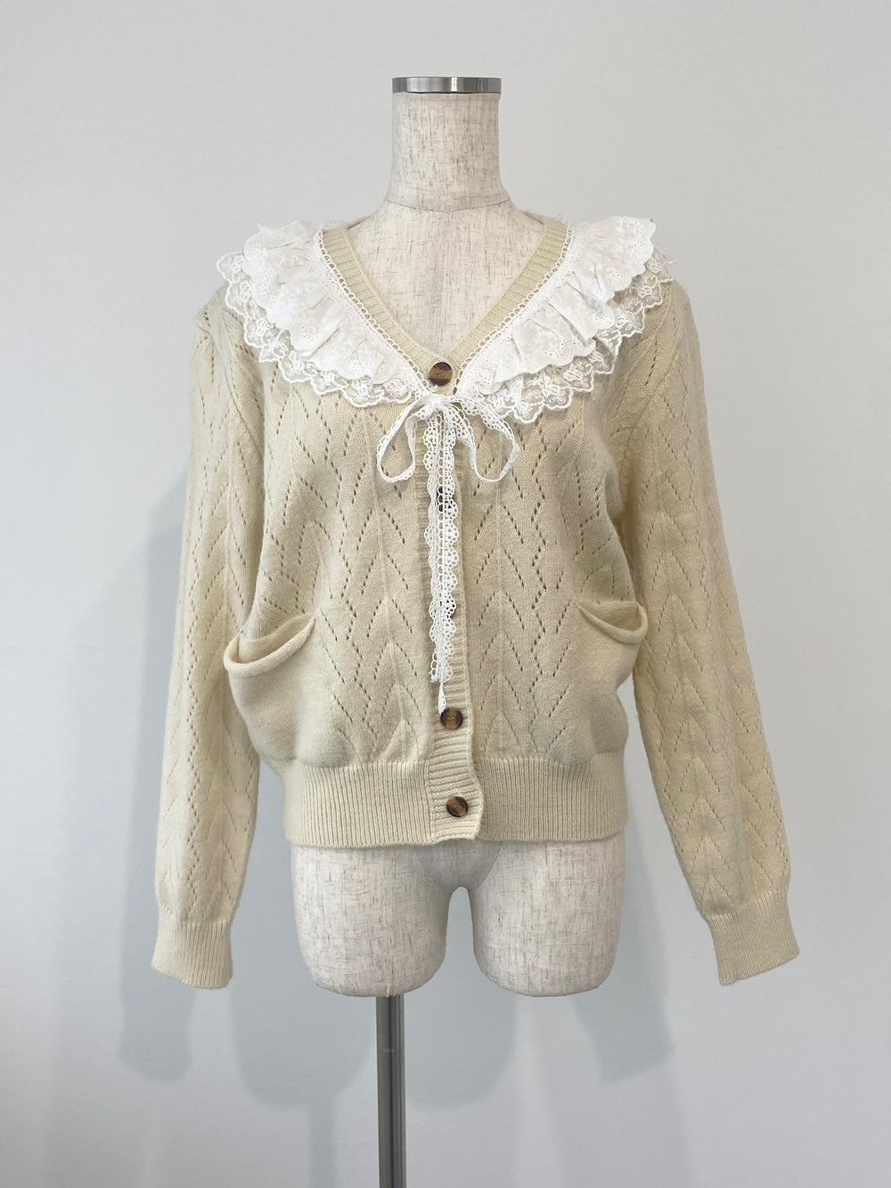 <SL2243641> romantic lace point cardigan