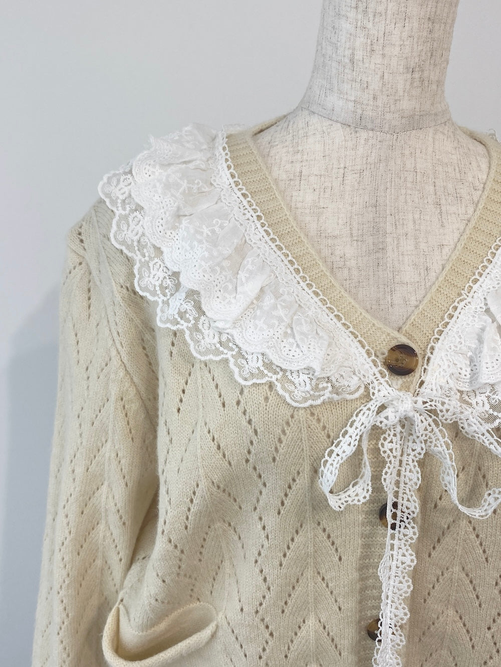<SL2243641> romantic lace point cardigan