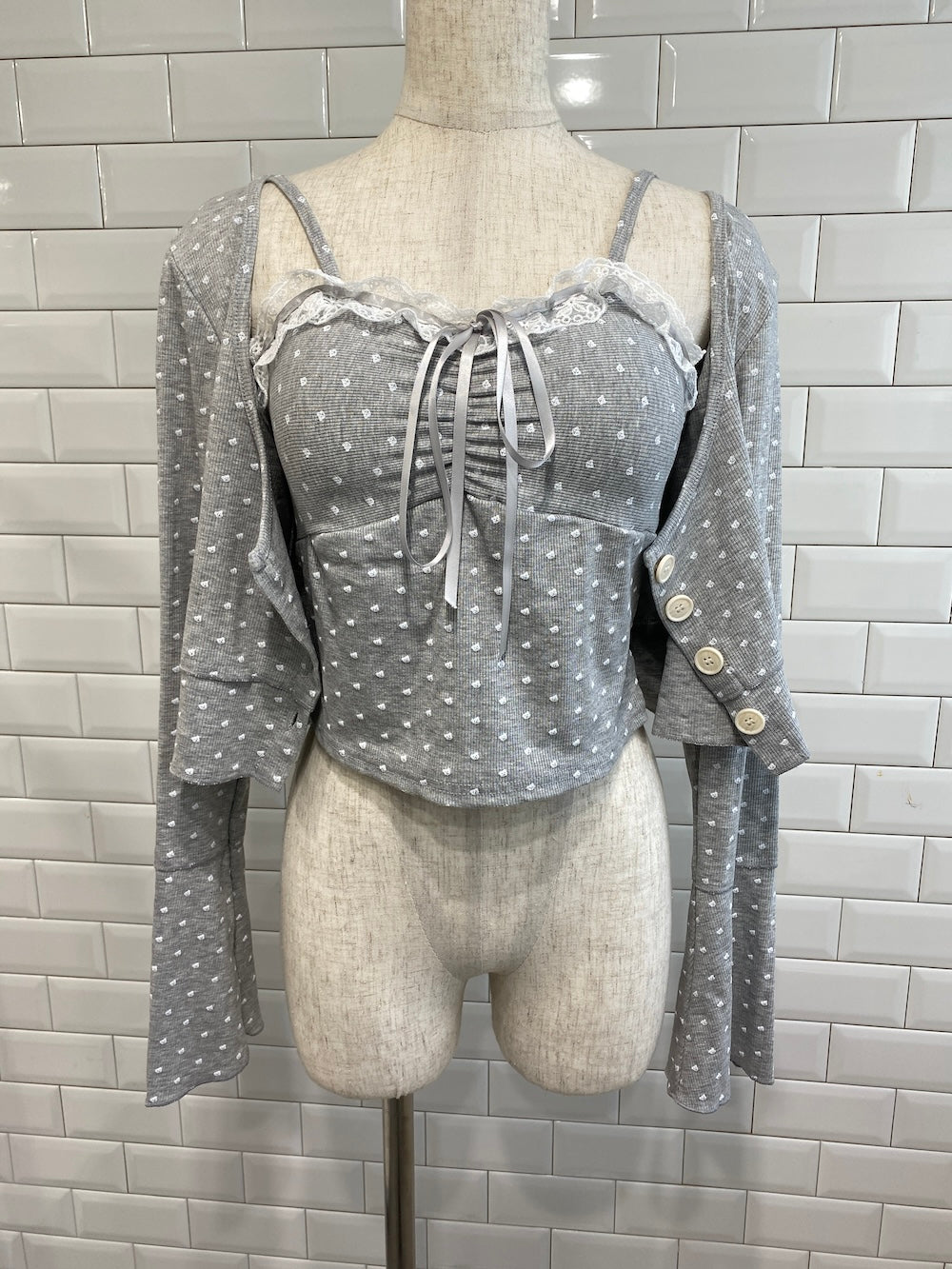 <SL2251643> パッド付きベアデザインアンサンブル