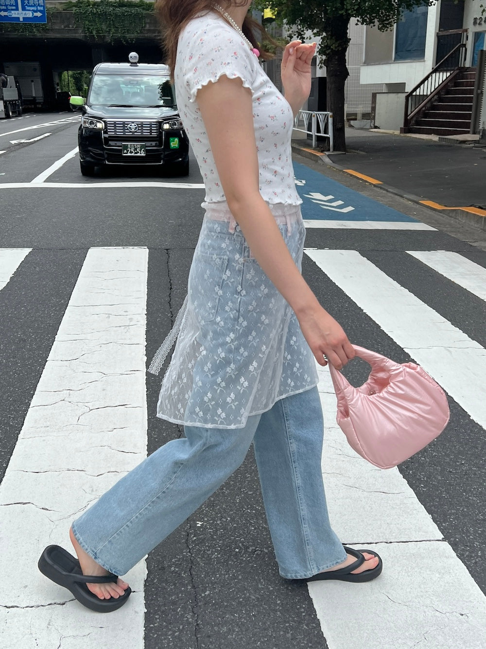 ※残りわずか!! <SL2242670> 小花柄メロウトップス