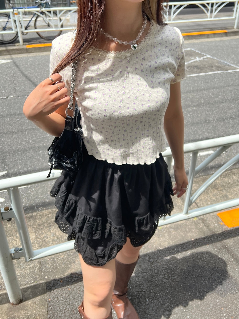 ※残りわずか!! <SL2242670> 小花柄メロウトップス
