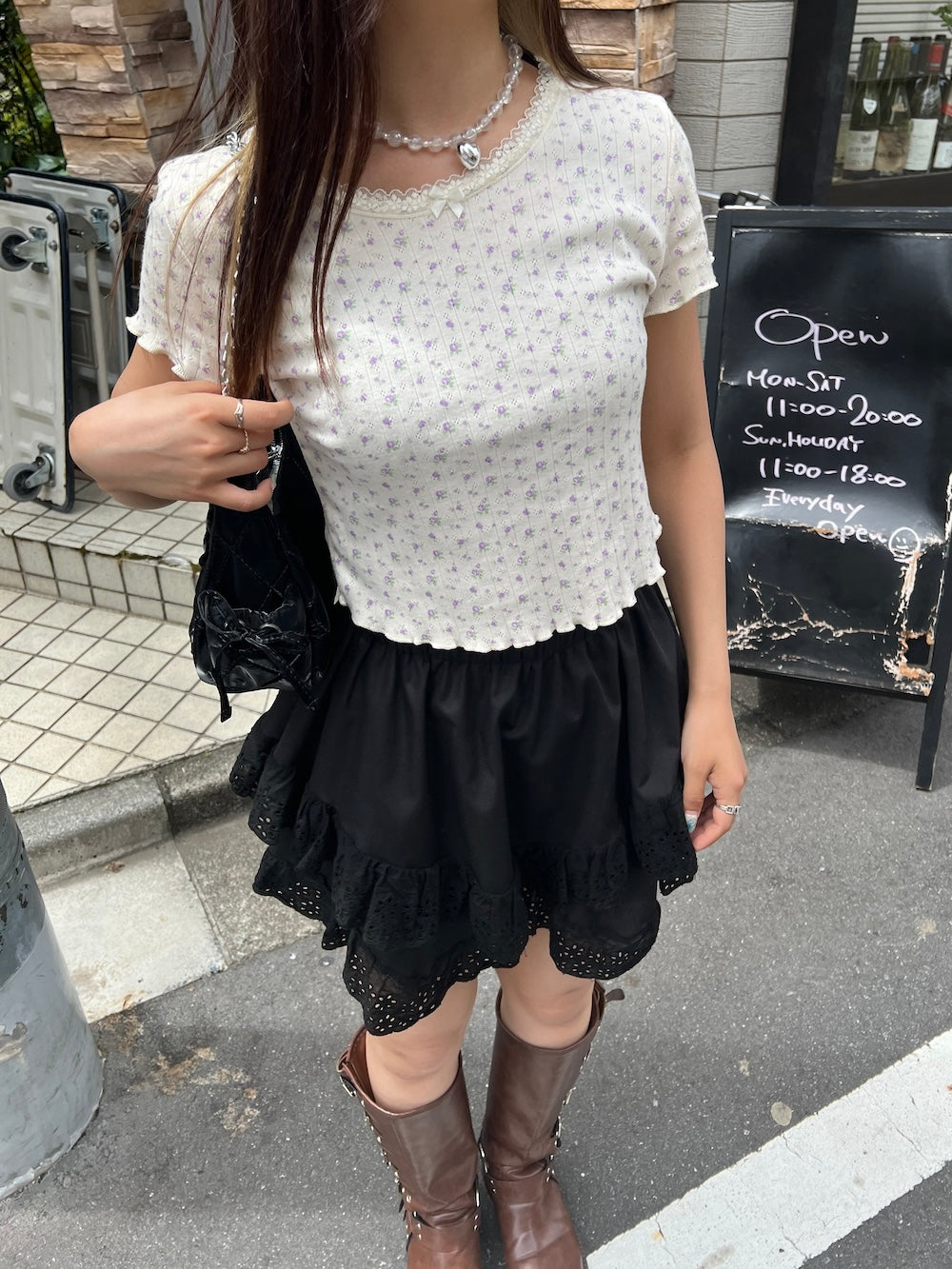 ※残りわずか!! <SL2242670> 小花柄メロウトップス
