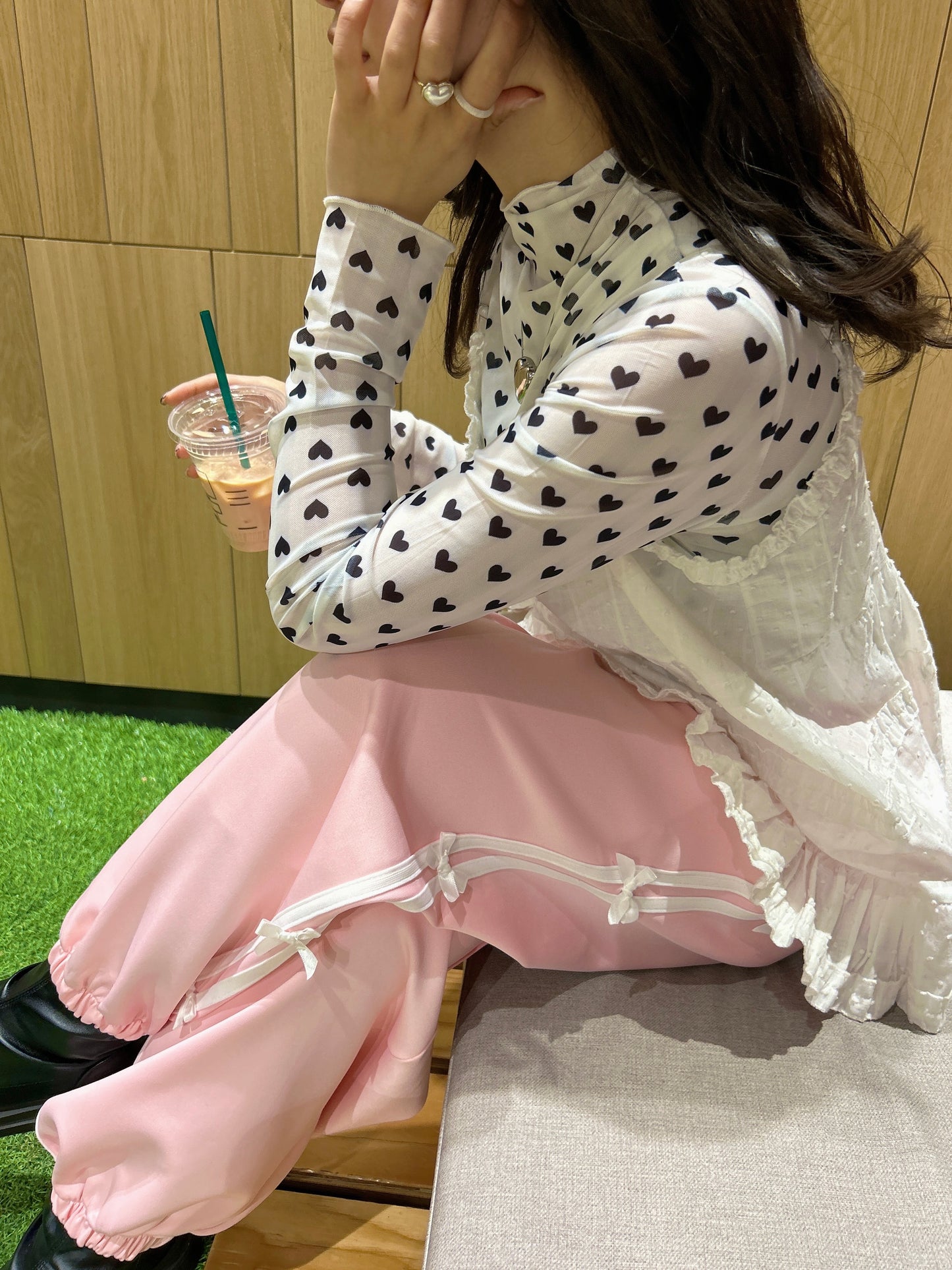 <SL2234623> リボンラインジョガーパンツ※動画あり
