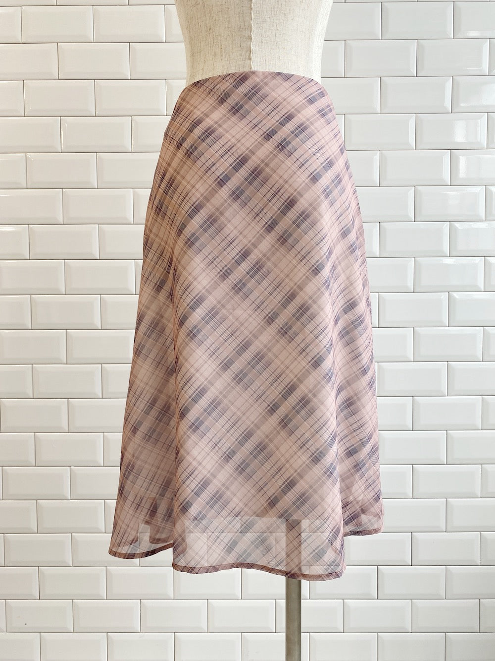 <SL2241652> チェックフレアスカート