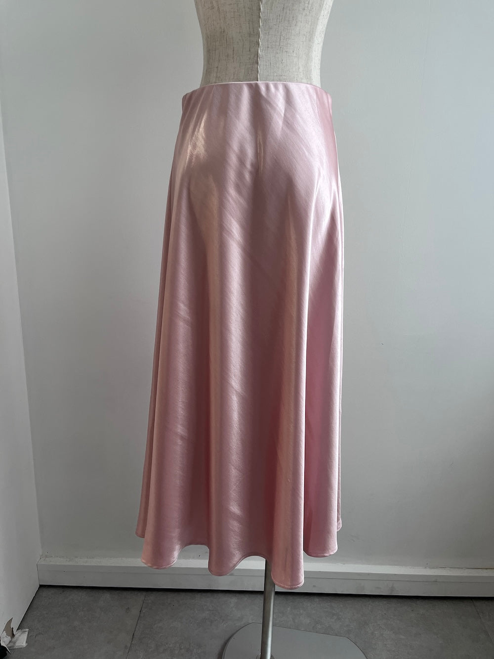 <SL2251612> リボンラメサテンスカート