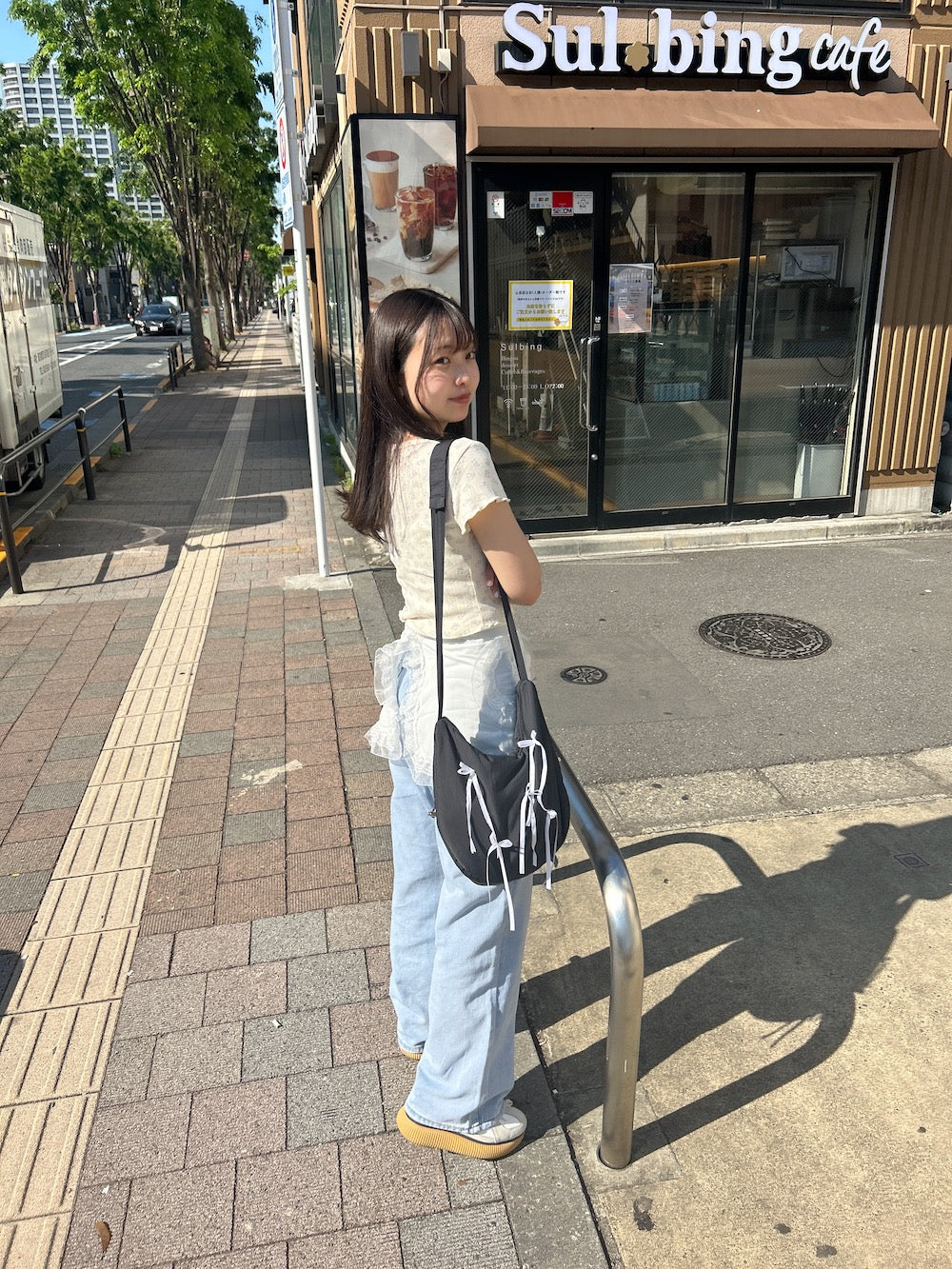 <SL1241603> リボンショルダーバッグ