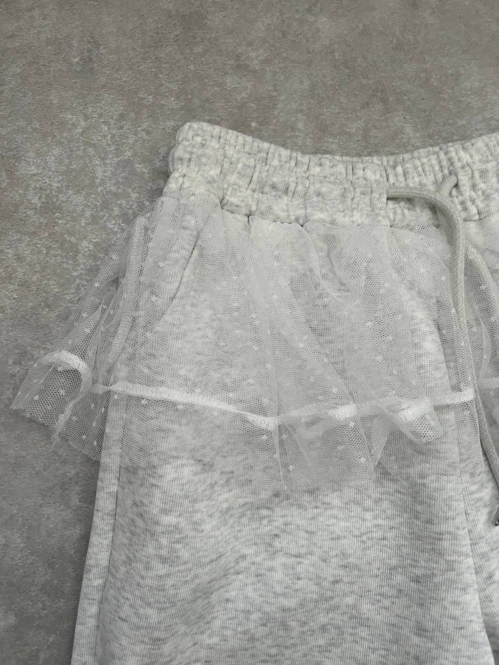 <SL2251652> レースフリルスウェットパンツ