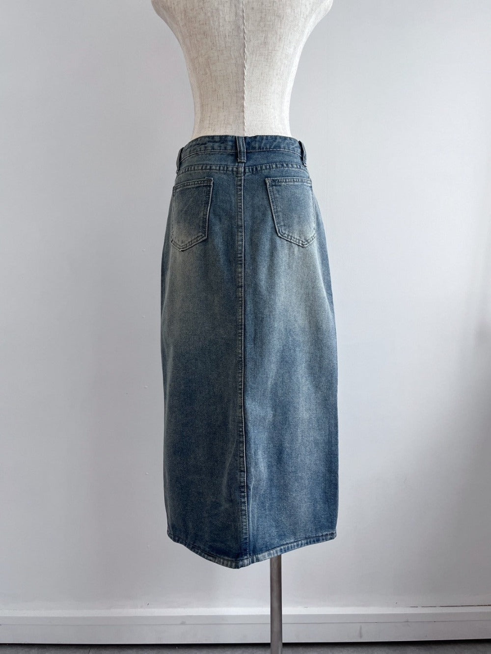 <RN2242004> スリットデニムスカート