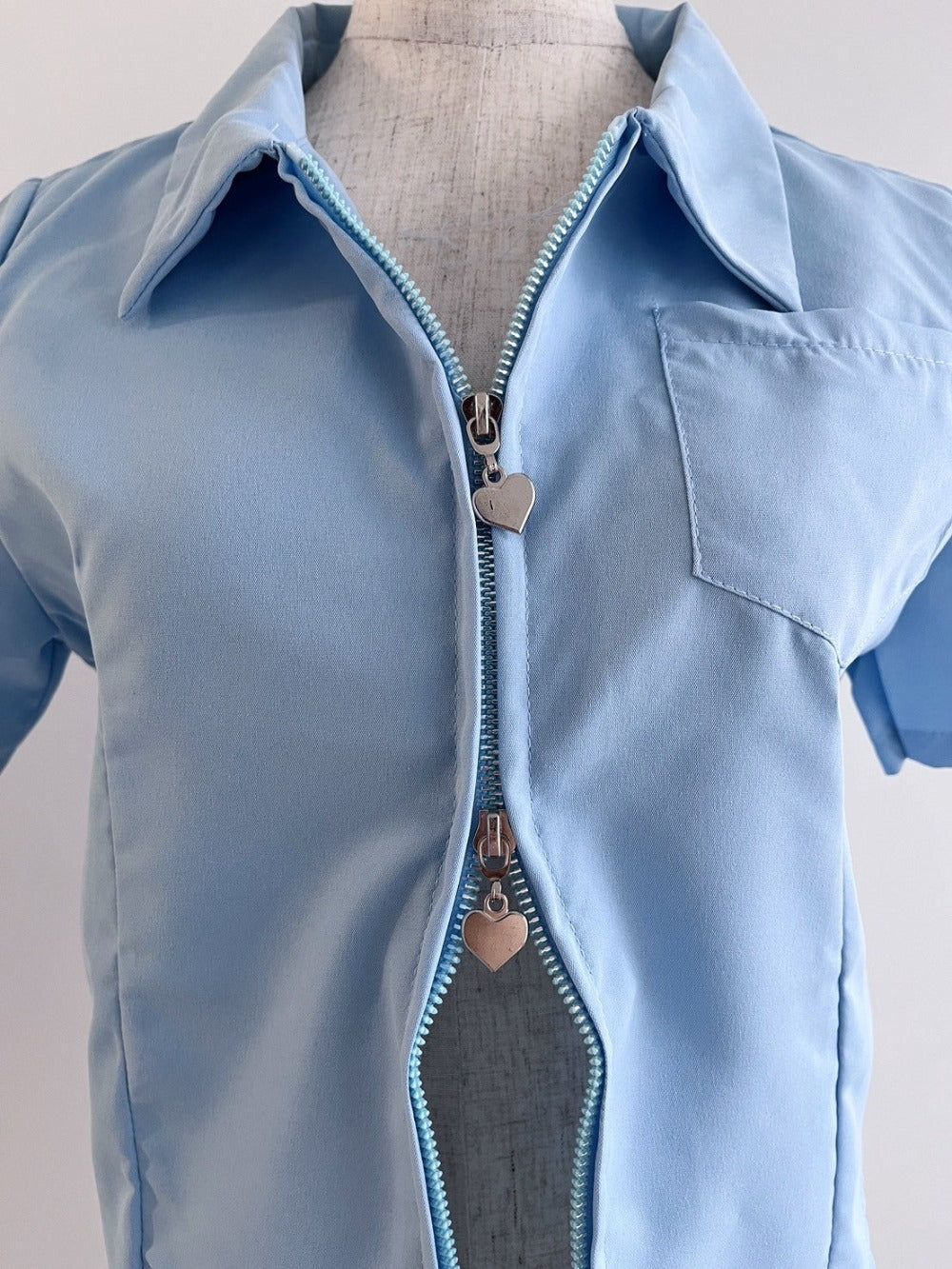 <CH2242806> ダブルジップシャツ