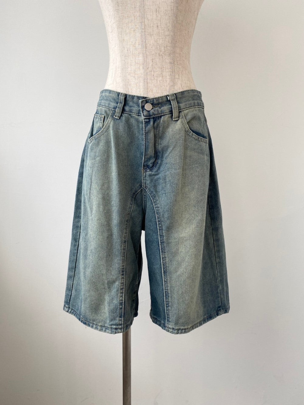 <SL2243610> バミューダデニムパンツ