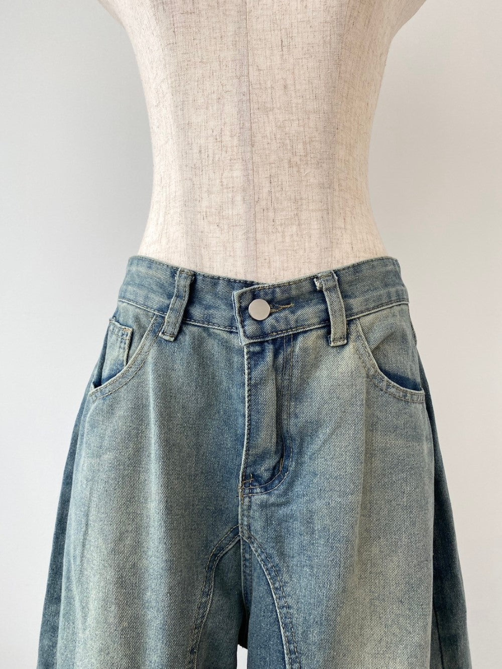 <SL2243610> バミューダデニムパンツ