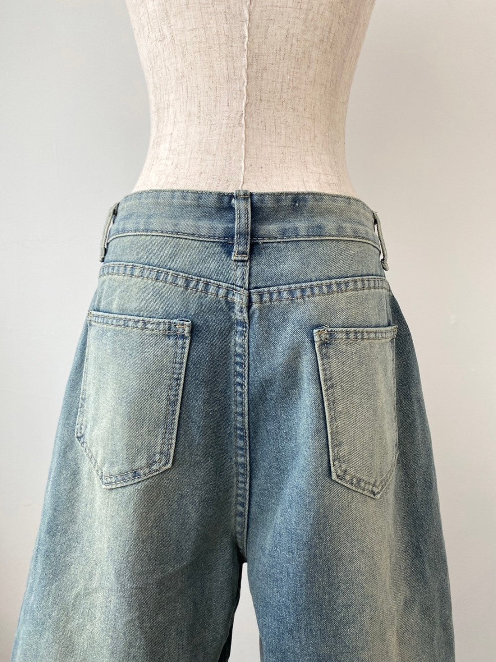 <SL2243610> バミューダデニムパンツ