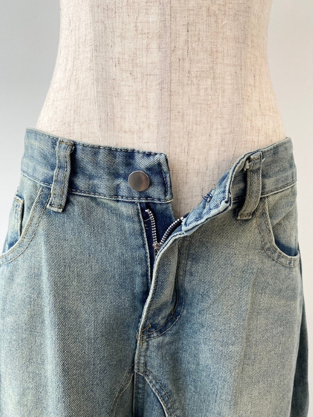 <SL2243610> バミューダデニムパンツ