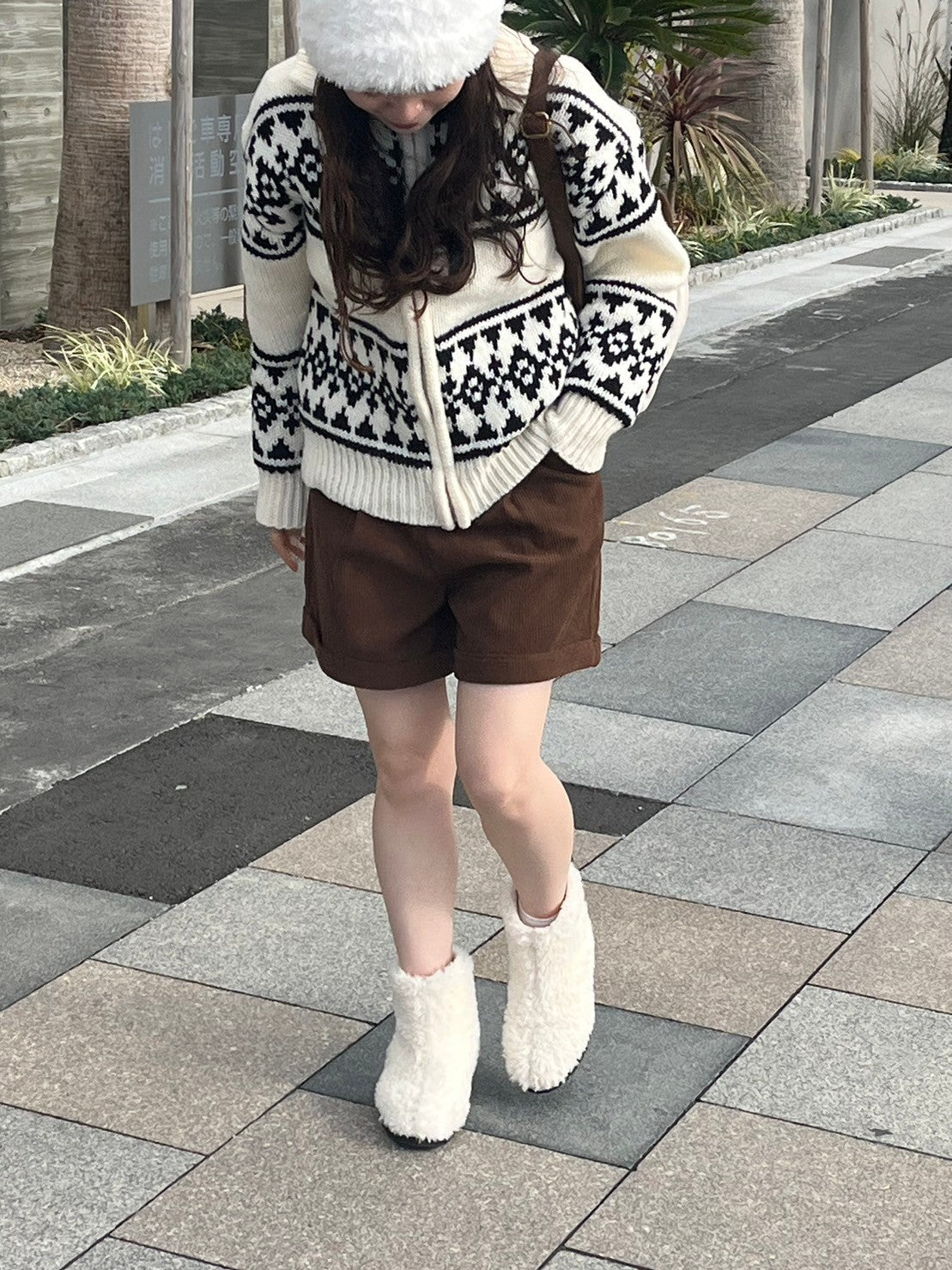 <ME2234004> ベルト付コーデュロイパンツ