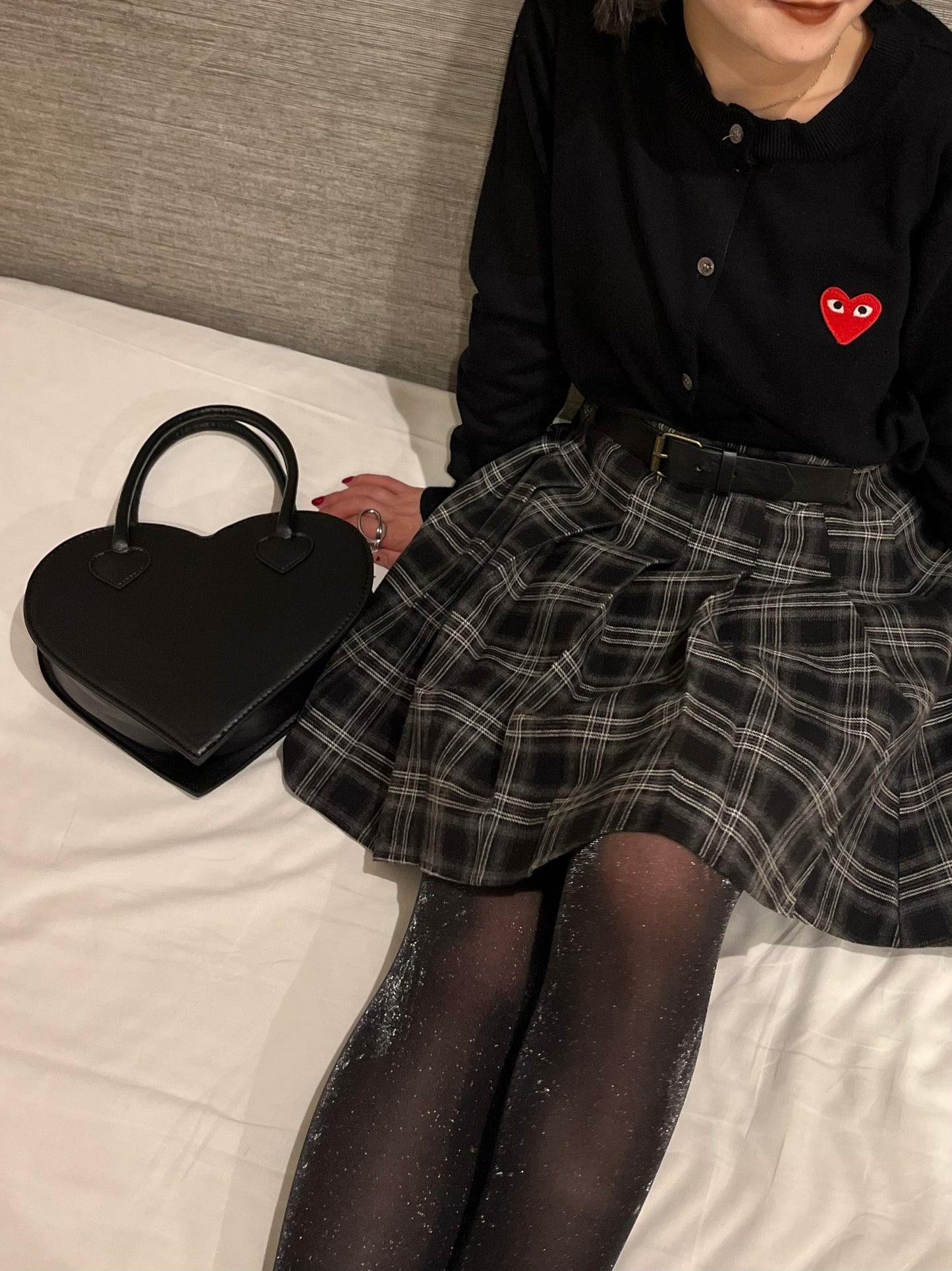 <IT1234403> 2WAY ハートバッグ