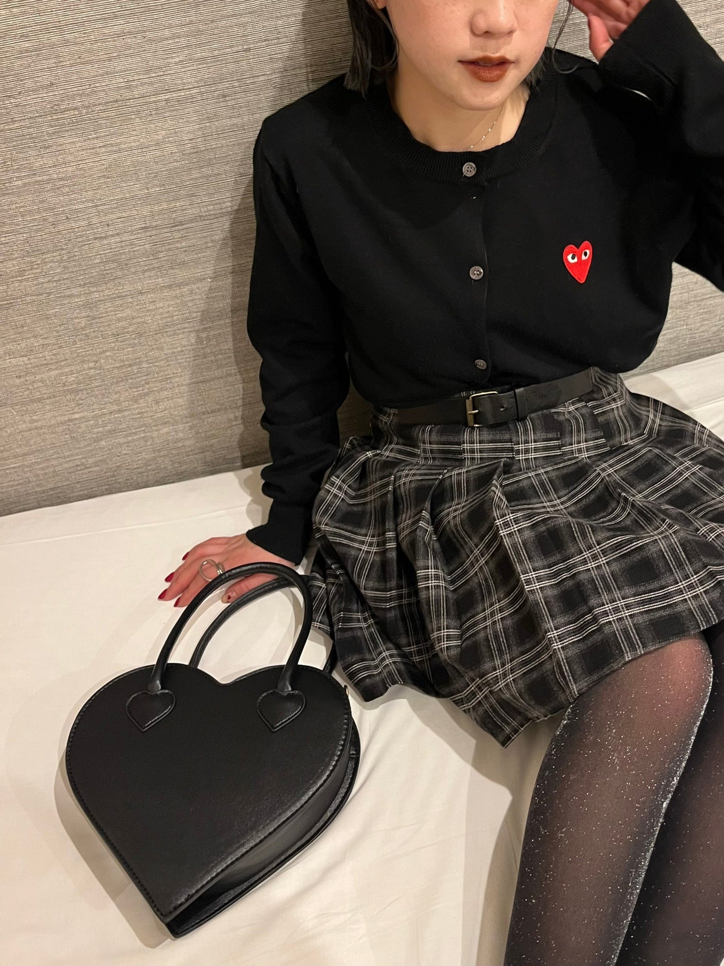 <IT1234403> 2WAY ハートバッグ