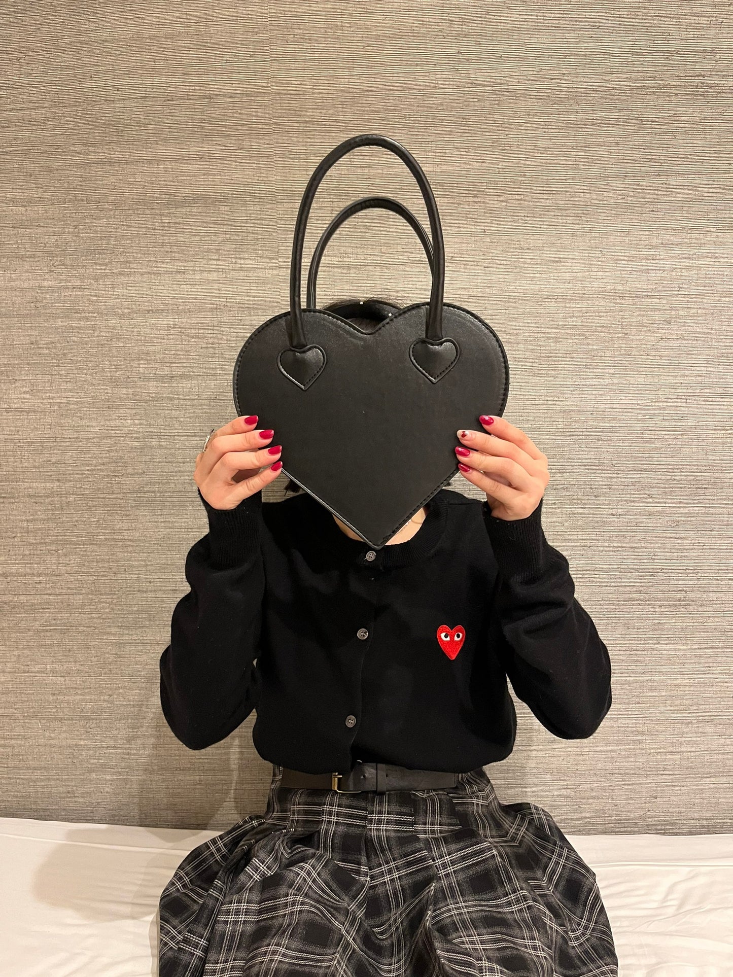 <IT1234403> 2WAY ハートバッグ