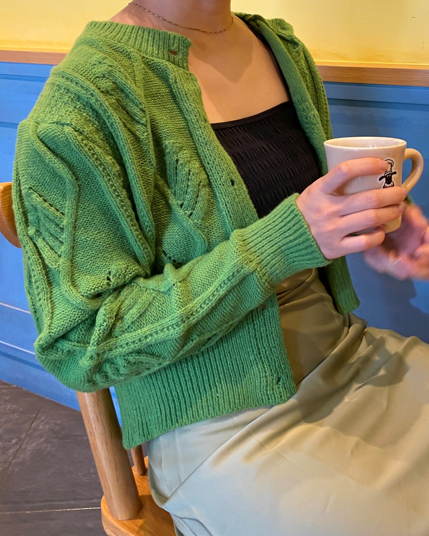 <LT2233105> カラーカーディガン