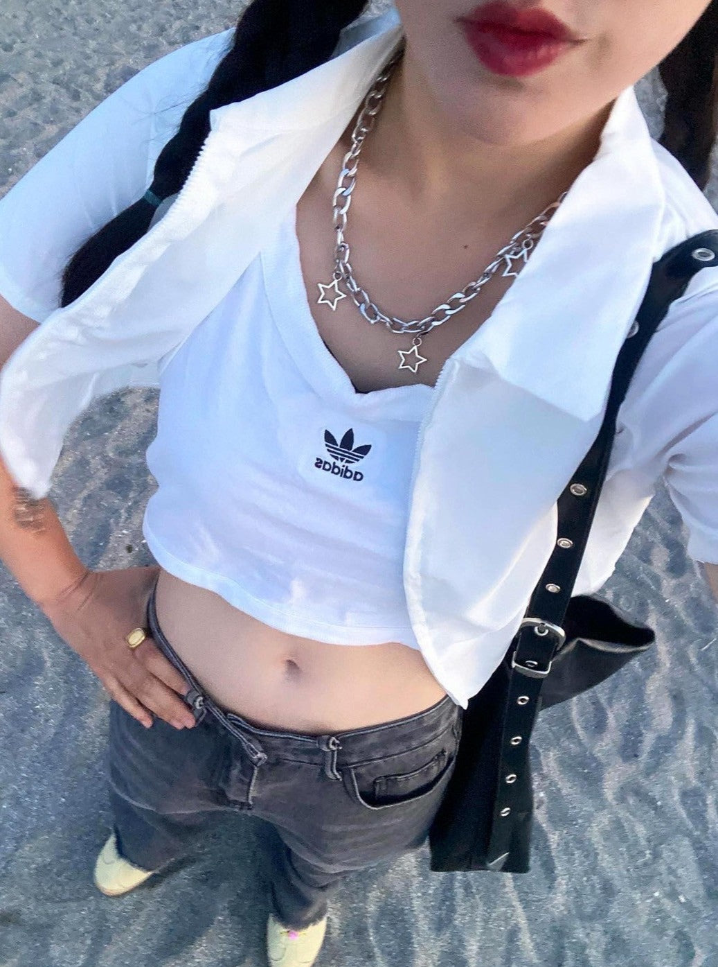 <CH2242806> ダブルジップシャツ