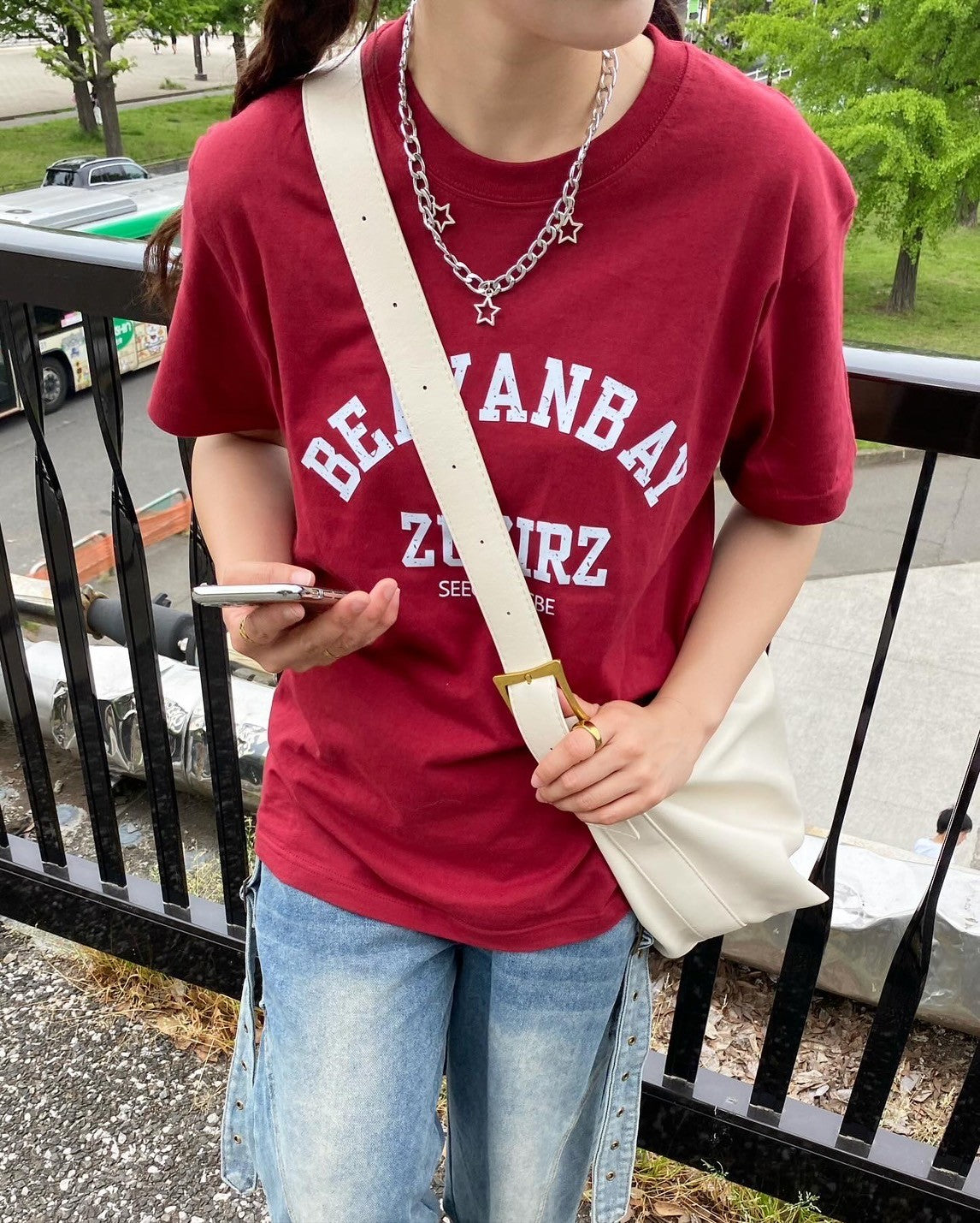 <CH2242809> ロゴカラーシャツ