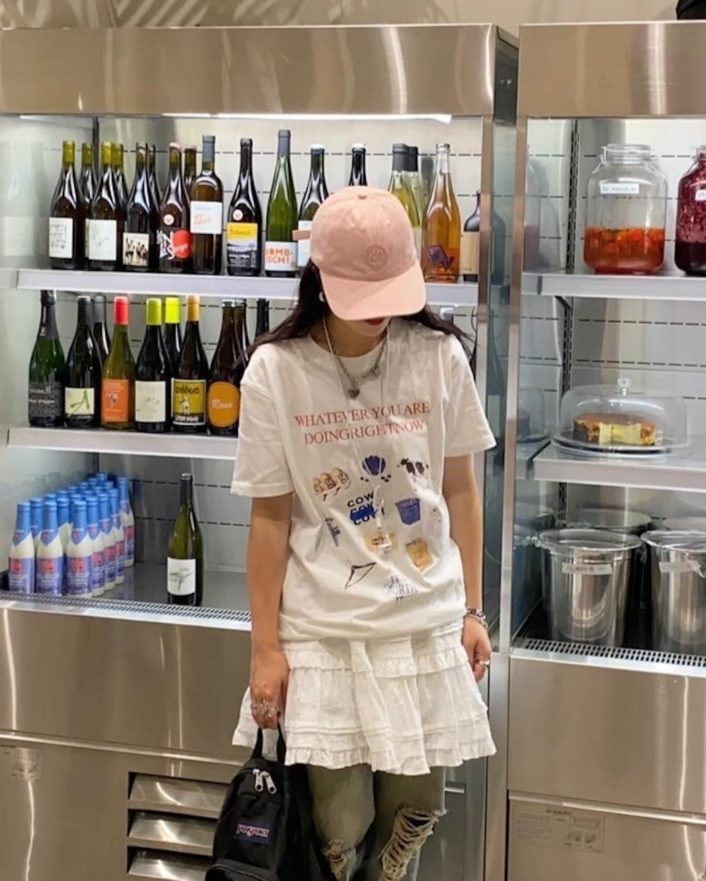 <CH2242817> レトロプリントTシャツ