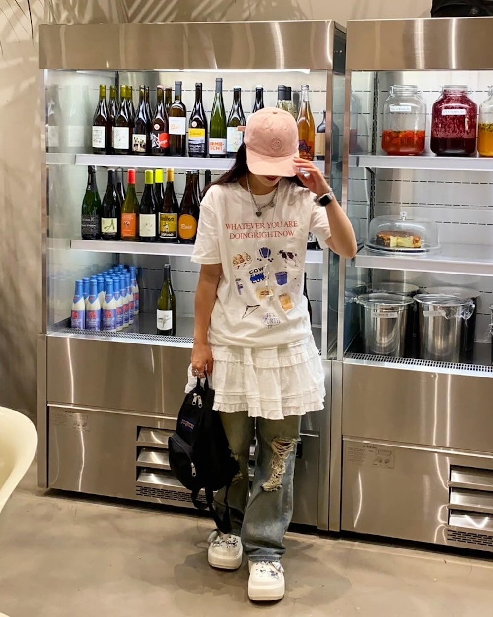 <CH2242817> レトロプリントTシャツ