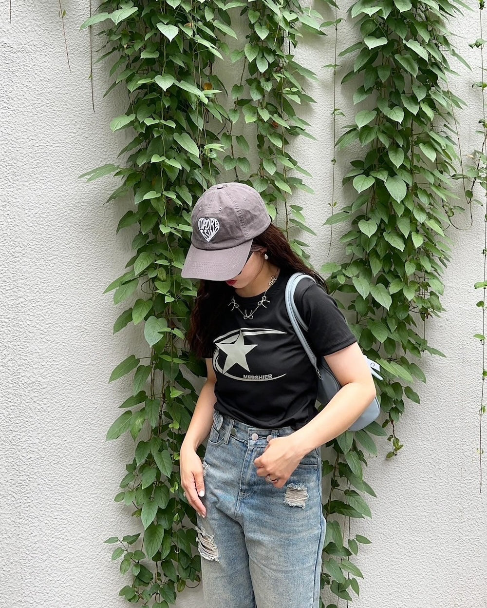 <CH2242820> スタークロップドTシャツ