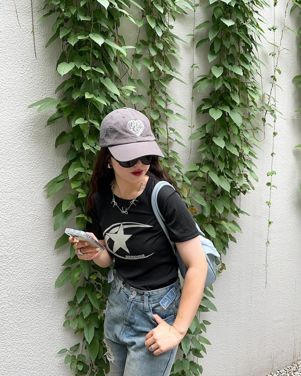 <CH2242820> スタークロップドTシャツ