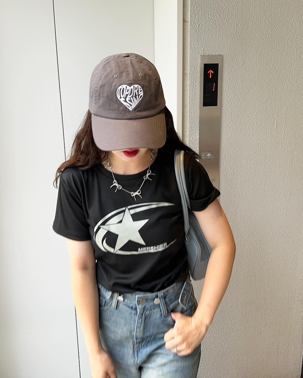 <CH2242820> スタークロップドTシャツ