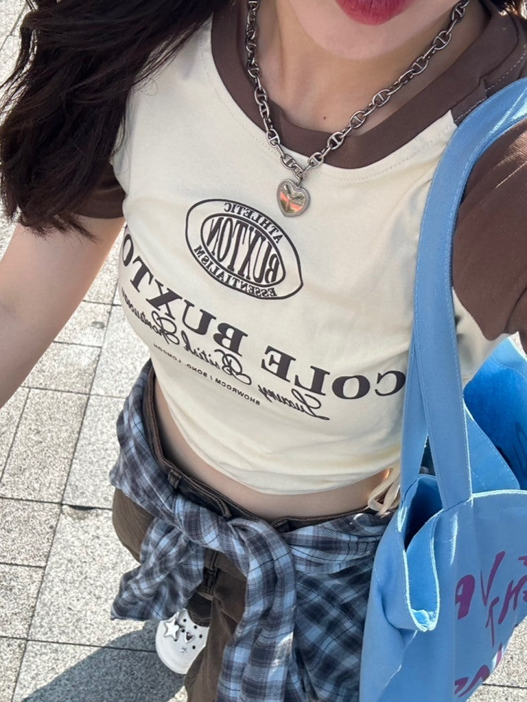 <CH2242824> サイドドロストラグランTシャツ