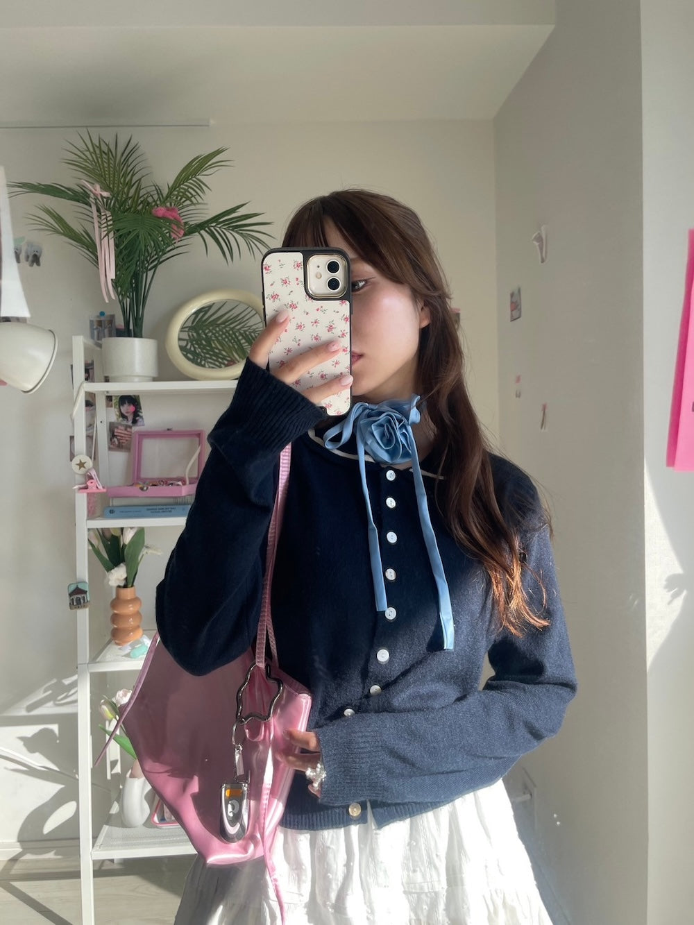 <LD2244904> マリンカラーニットカーディガン