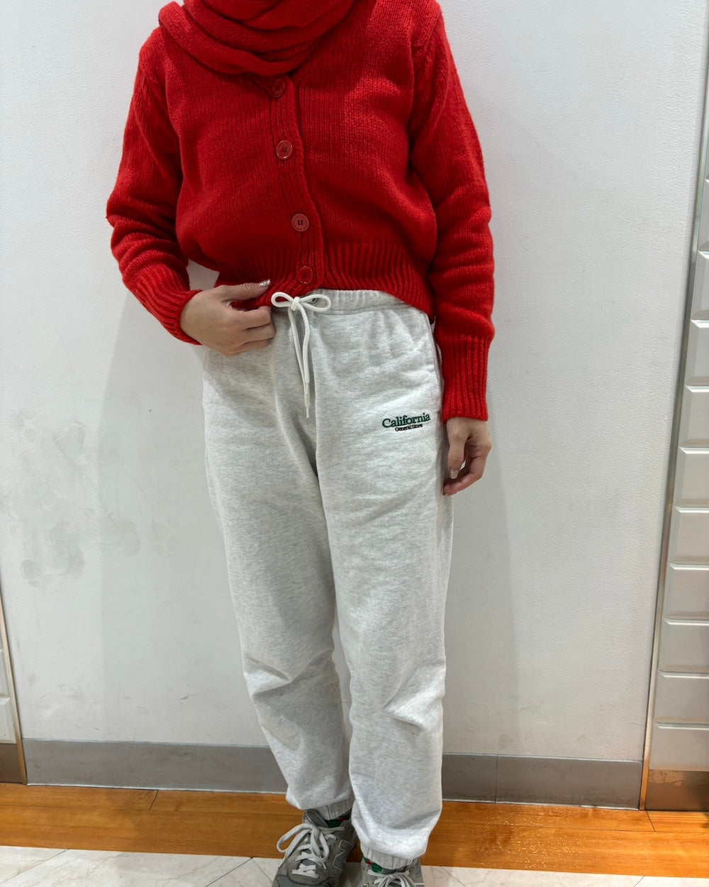 <LI2244102> ストールニットカーディガン