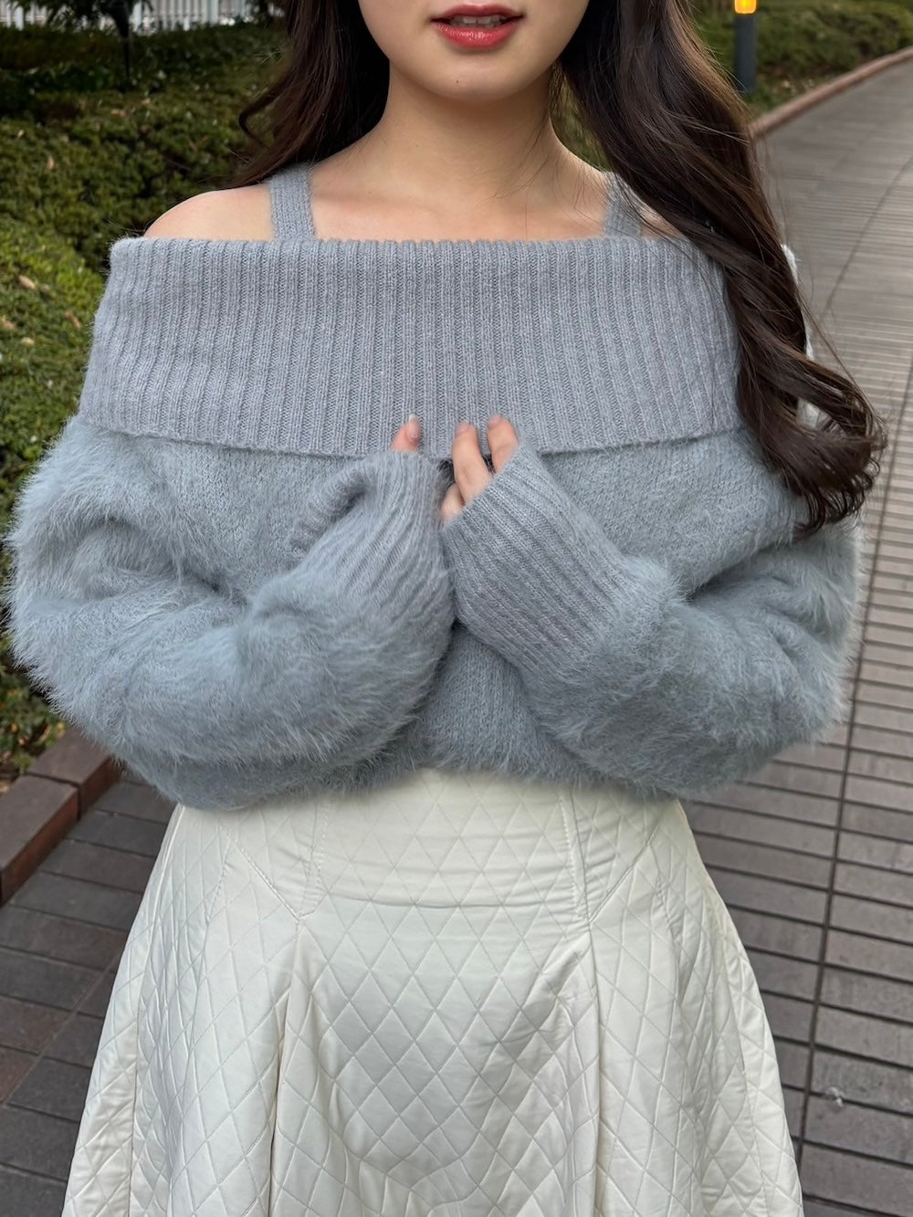 <RN2244004> オフショルニットトップス