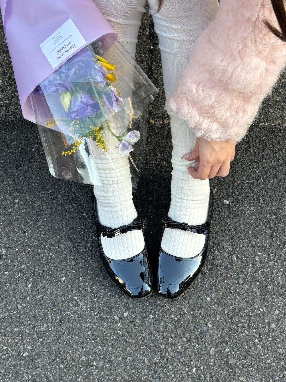 <RN3251001> ストラップエナメルシューズ