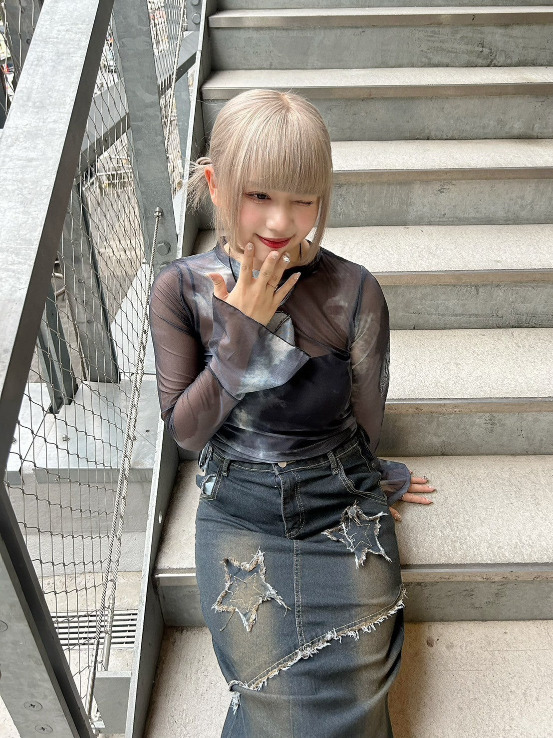 ¥1,000円オフ!<GR2242501> サイドドロストシアートップス