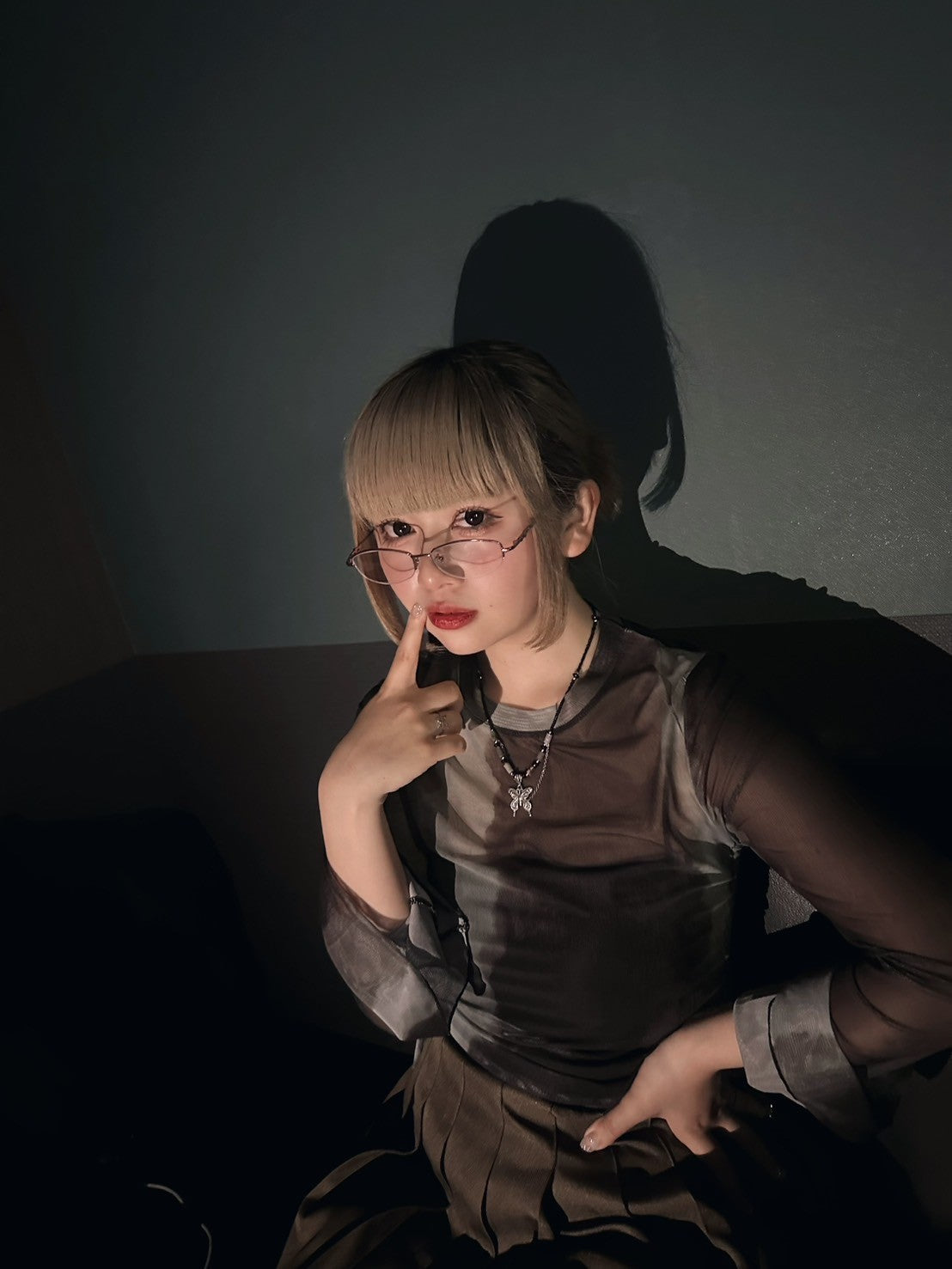 ¥1,000円オフ!<GR2242501> サイドドロストシアートップス