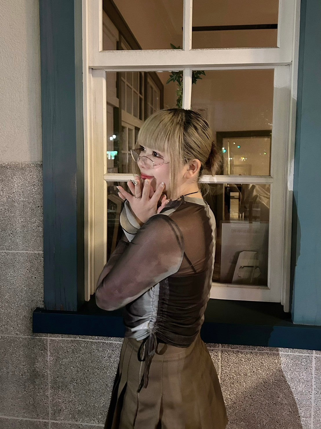 ¥1,000円オフ!<GR2242501> サイドドロストシアートップス