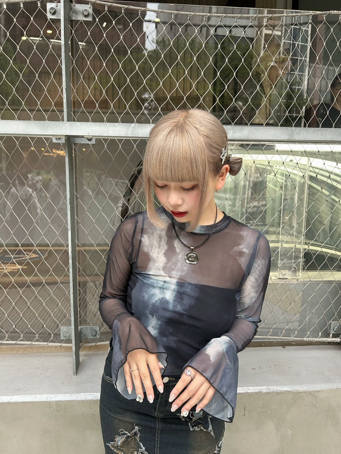 ¥1,000円オフ!<GR2242501> サイドドロストシアートップス